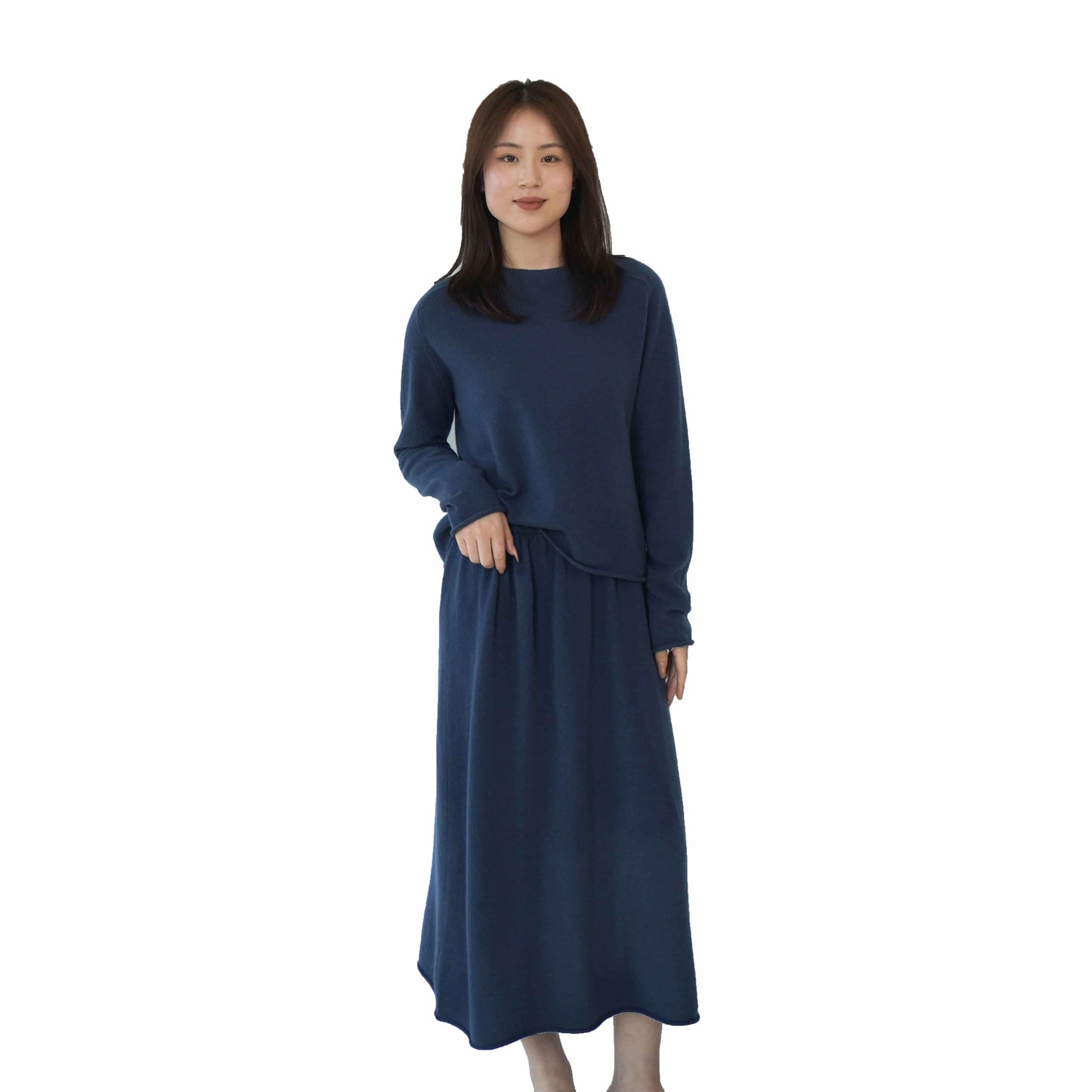100% cashmere Exquisite, elegant and beautiful ladies' cashmere suit skirt