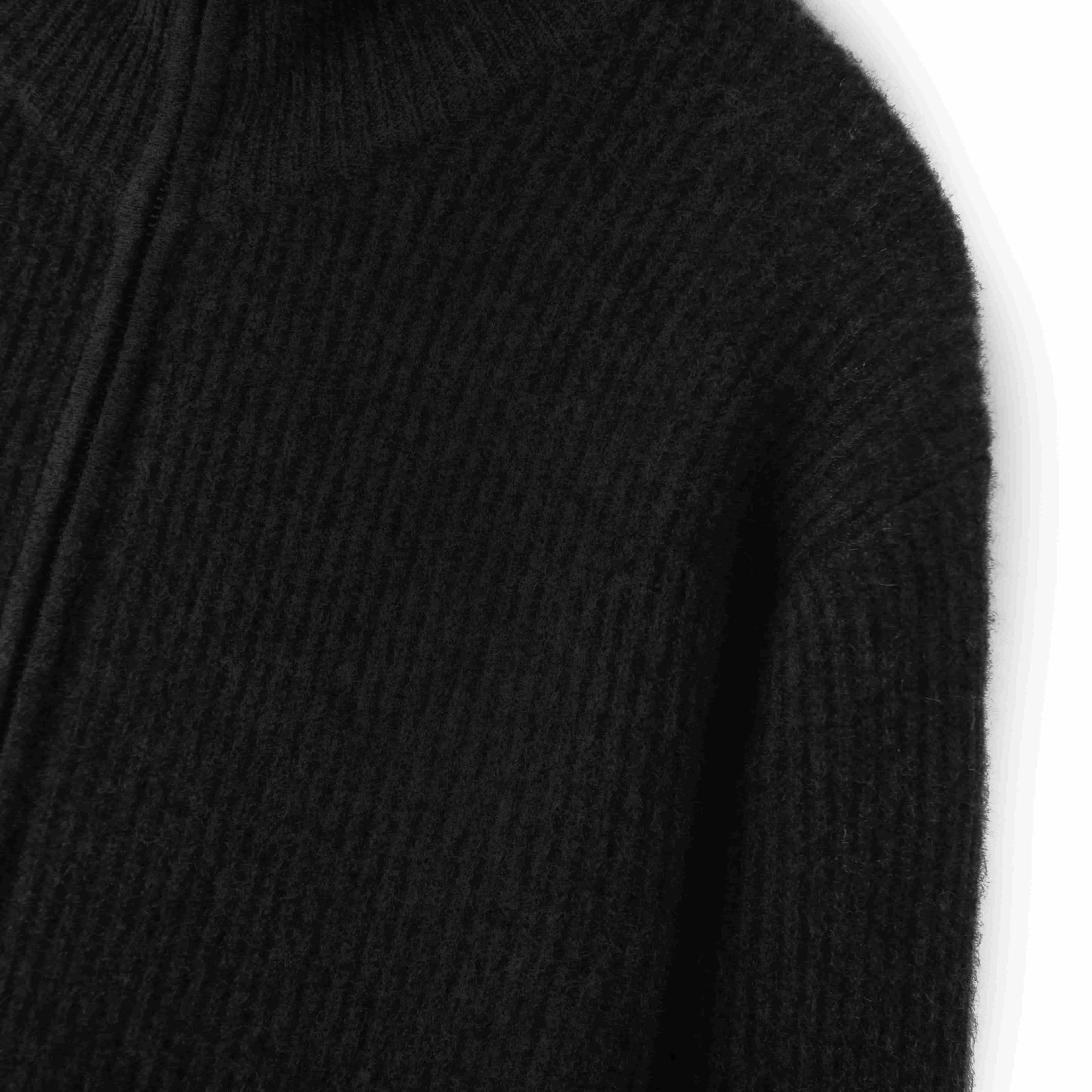 100% cashmere Fashionable warm double head zipper men's cashmere jacket
