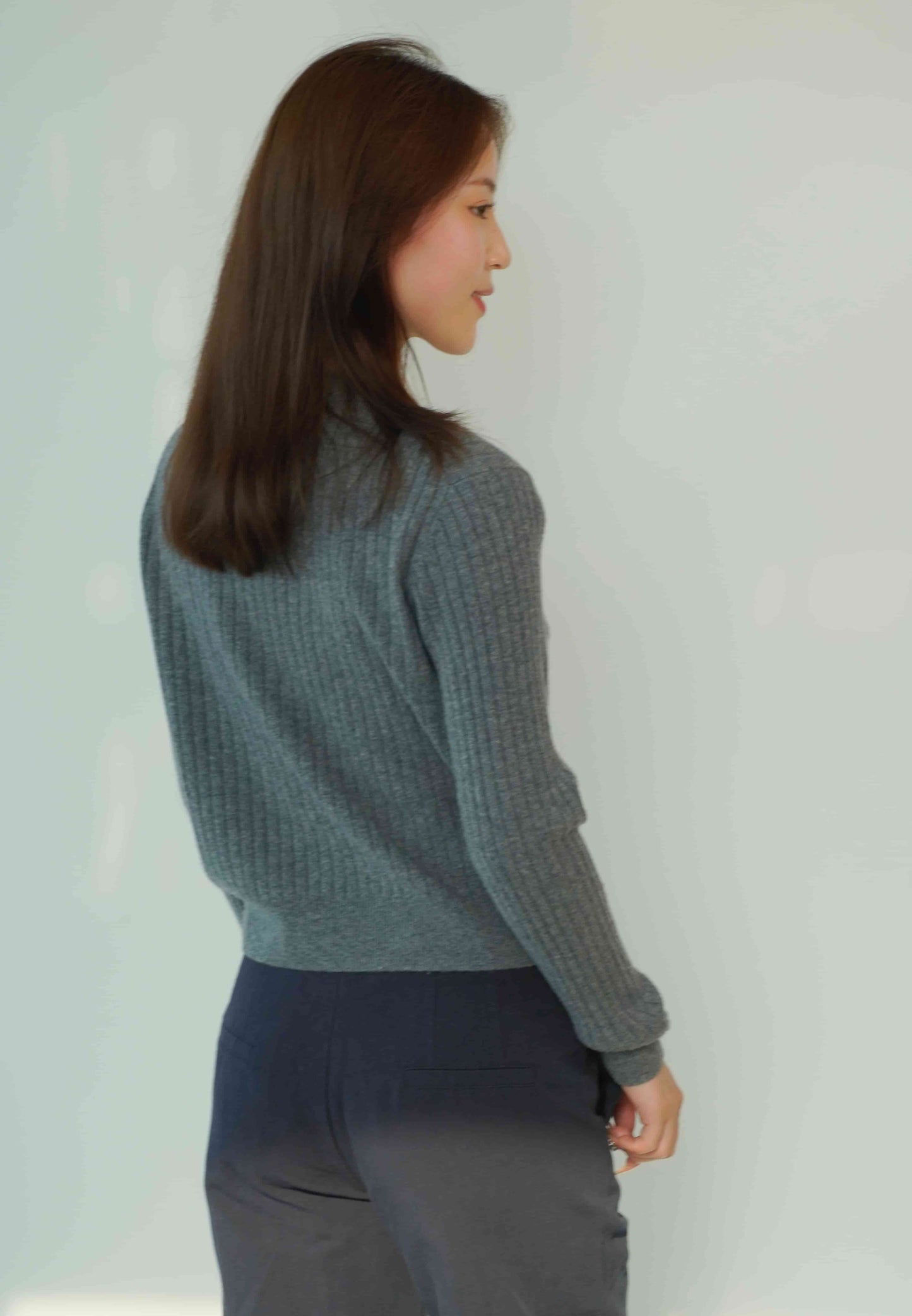 100% Cashmere Elegant Sexy Classic Cardigan Cashmere Sweater